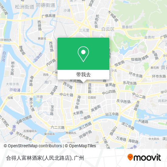 合得人富林酒家(人民北路店)地图