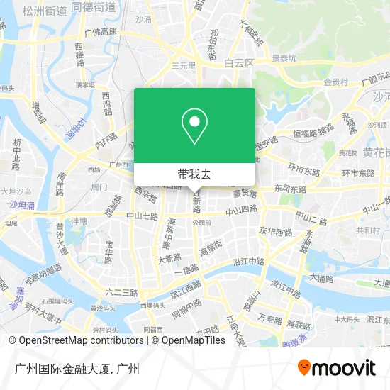广州国际金融大厦地图