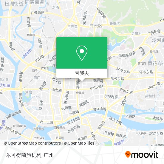 乐可得商旅机构地图