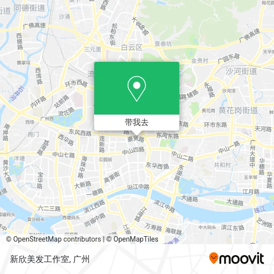 新欣美发工作室地图
