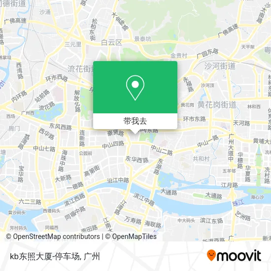 kb东照大厦-停车场地图