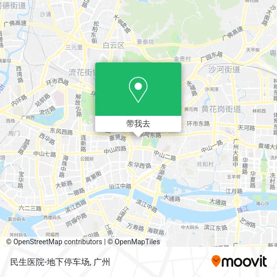 民生医院-地下停车场地图