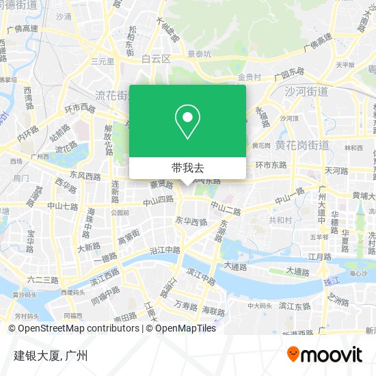 建银大厦地图