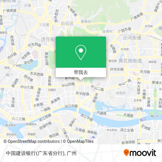 中国建设银行(广东省分行)地图