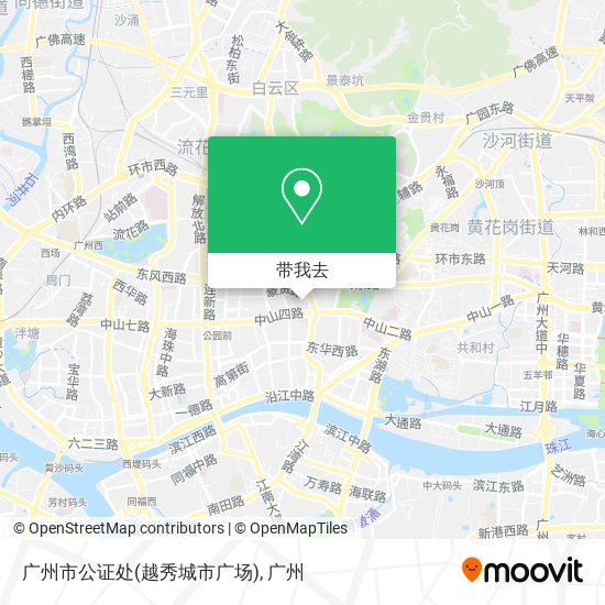 广州市公证处(越秀城市广场)地图