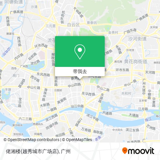 佬湘楼(越秀城市广场店)地图