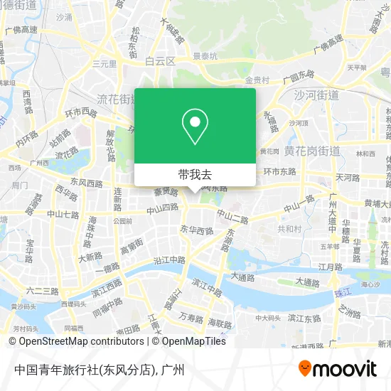 中国青年旅行社(东风分店)地图