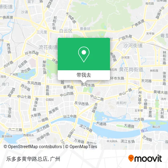 乐多多黄华路总店地图