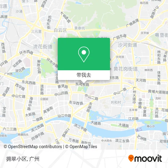 拥翠小区地图