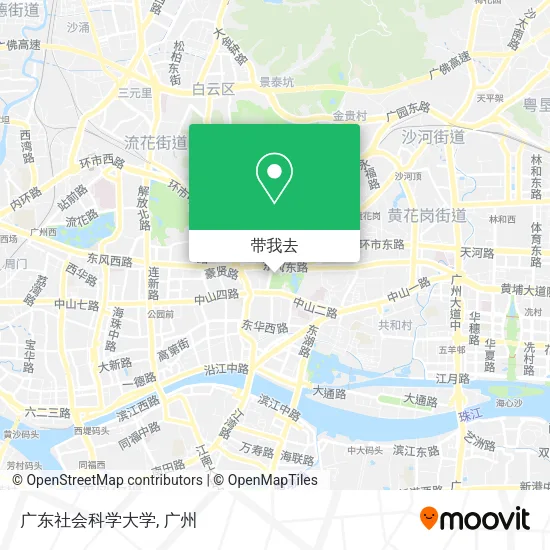 广东社会科学大学地图