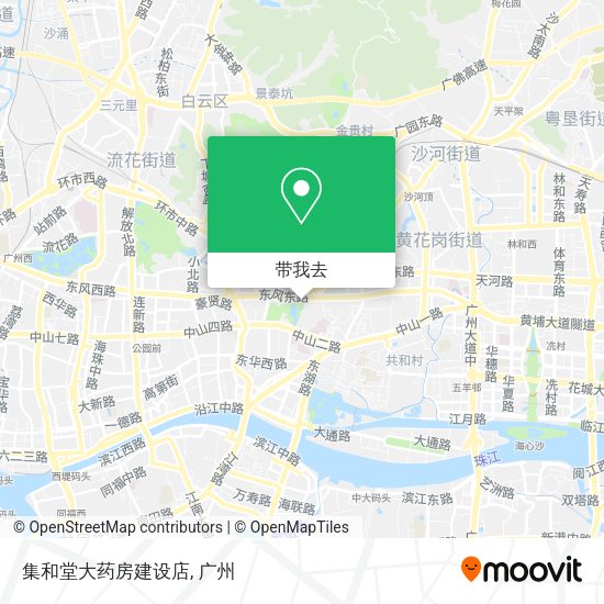 集和堂大药房建设店地图