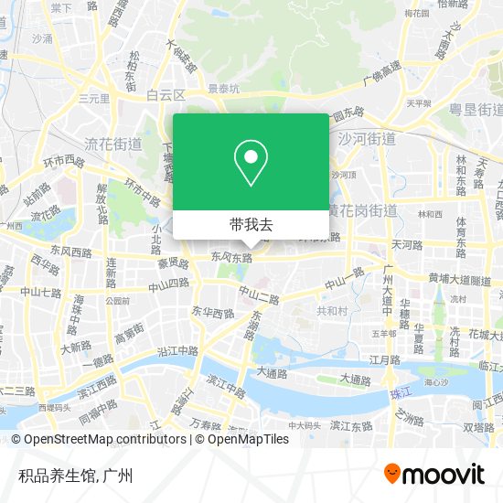 积品养生馆地图
