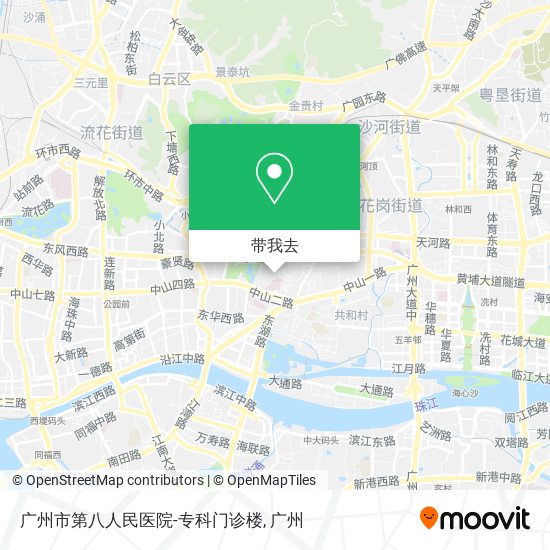 广州市第八人民医院-专科门诊楼地图