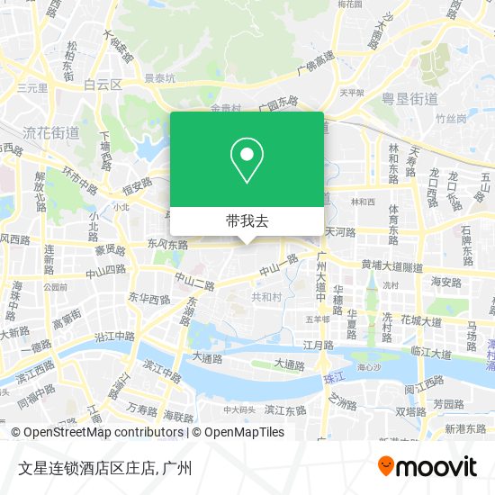 文星连锁酒店区庄店地图