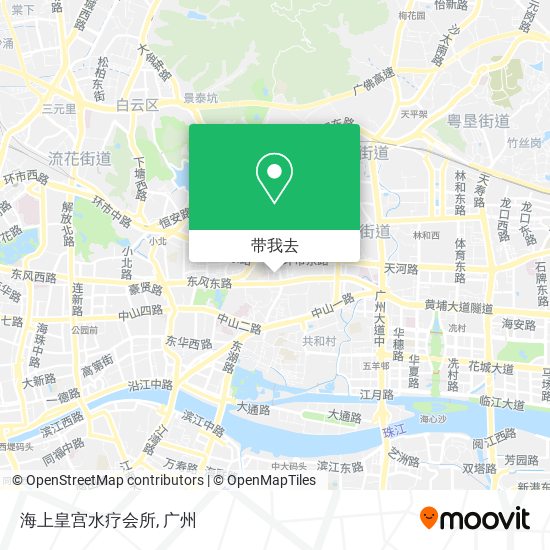 海上皇宫水疗会所地图