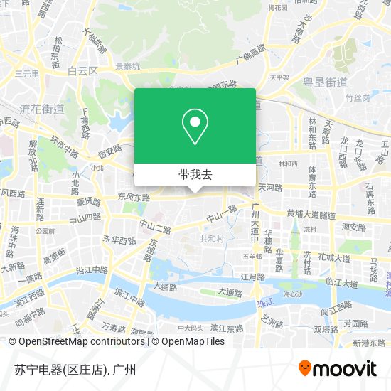 苏宁电器(区庄店)地图
