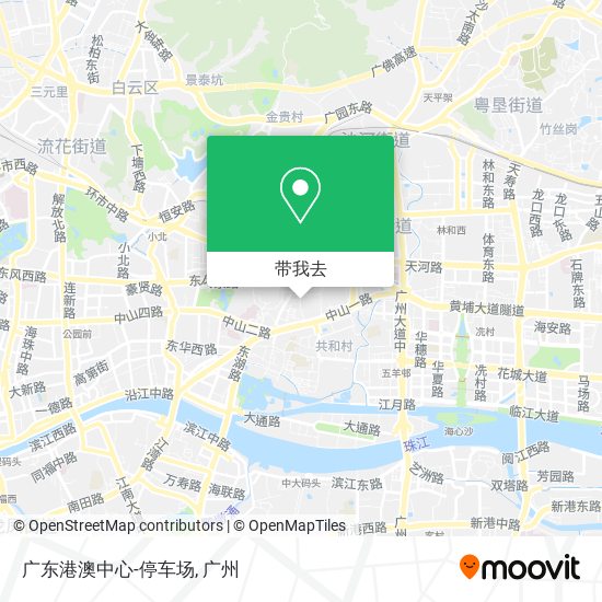 广东港澳中心-停车场地图
