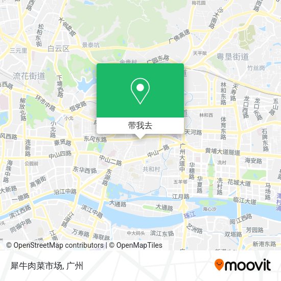犀牛肉菜市场地图
