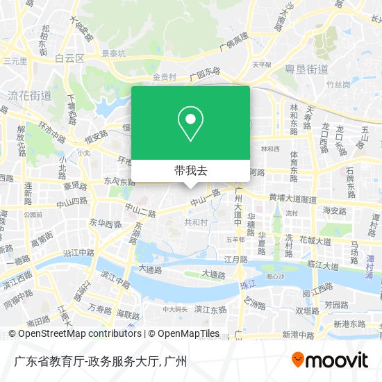 广东省教育厅-政务服务大厅地图