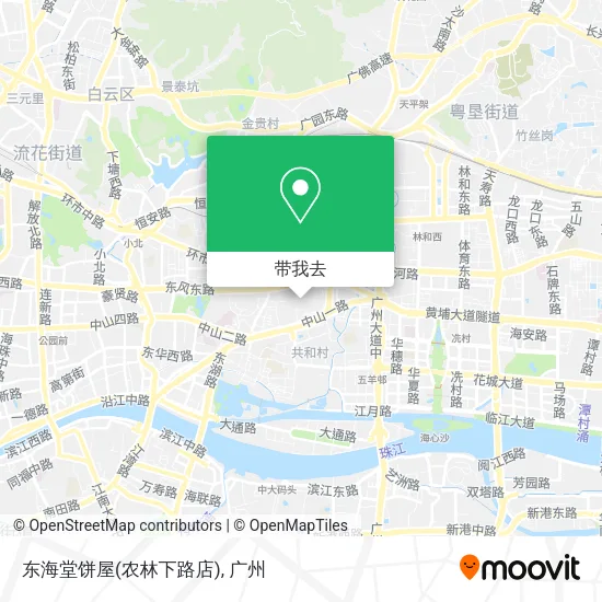 东海堂饼屋(农林下路店)地图