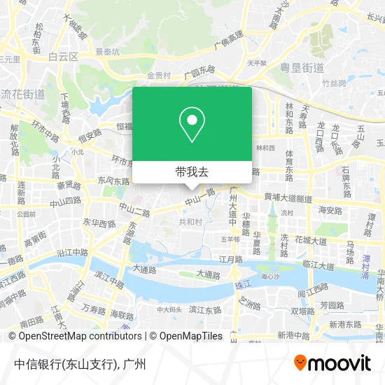 中信银行(东山支行)地图