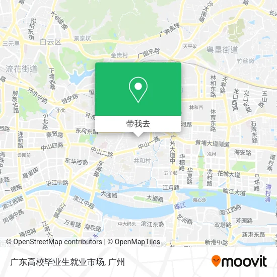 广东高校毕业生就业市场地图