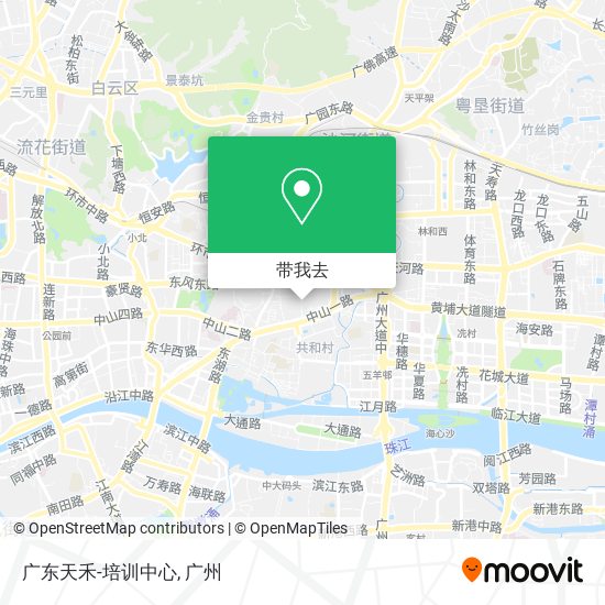 广东天禾-培训中心地图