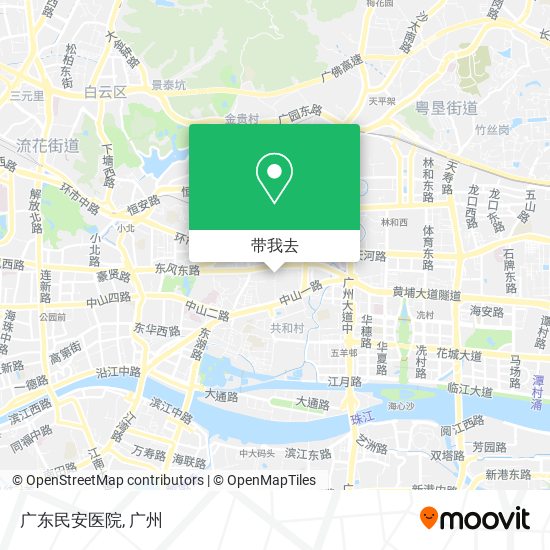 广东民安医院地图