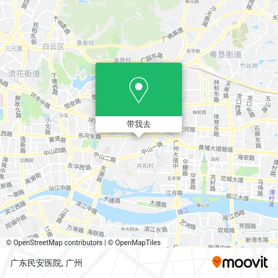 广东民安医院地图