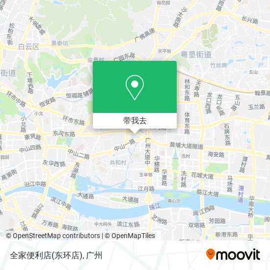 全家便利店(东环店)地图
