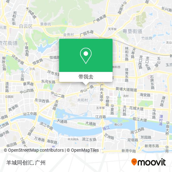 羊城同创汇地图