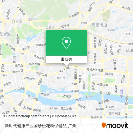 新时代健康产业国珍松花粉保健品地图