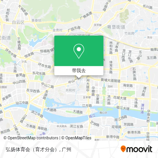 弘扬体育会（育才分会）地图