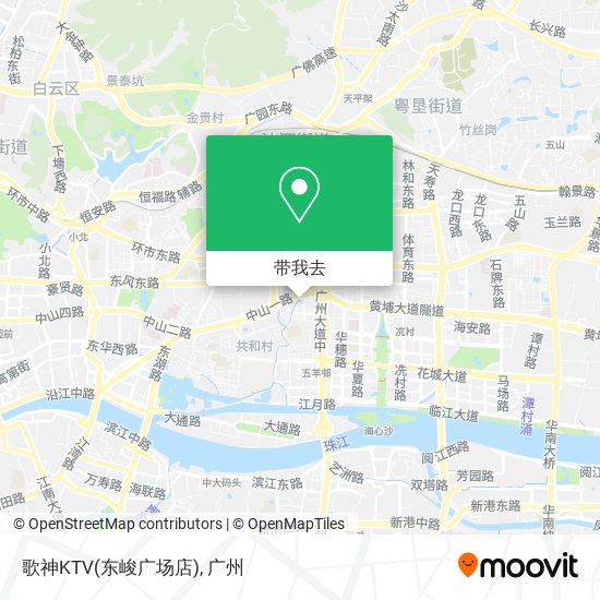 歌神KTV(东峻广场店)地图