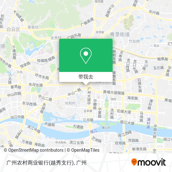 广州农村商业银行(越秀支行)地图