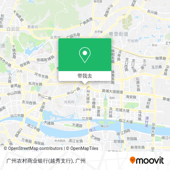 广州农村商业银行(越秀支行)地图