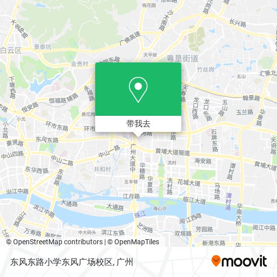 东风东路小学东风广场校区地图