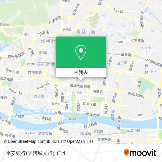 平安银行(天河城支行)地图