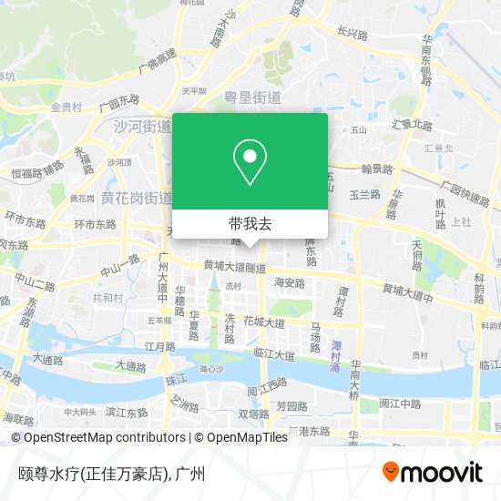颐尊水疗(正佳万豪店)地图