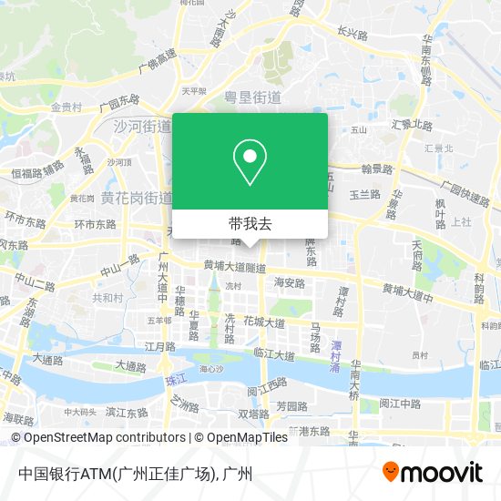 中国银行ATM(广州正佳广场)地图