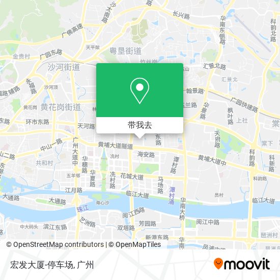 宏发大厦-停车场地图