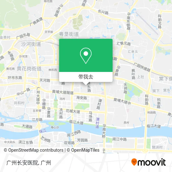 广州长安医院地图