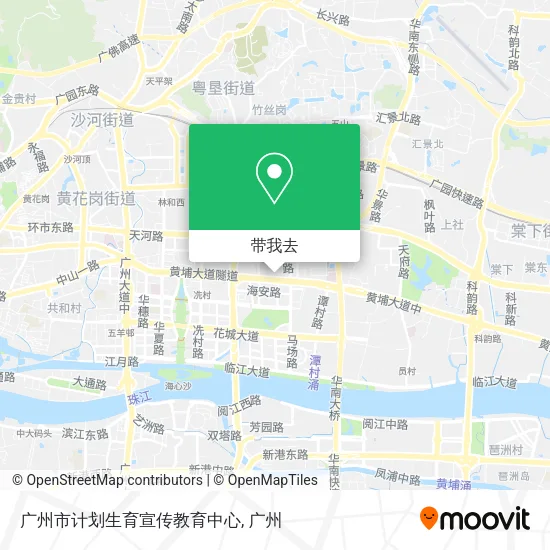 广州市计划生育宣传教育中心地图