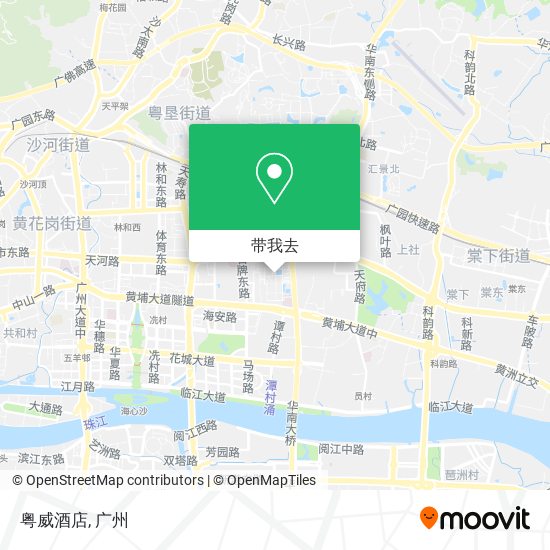 粤威酒店地图