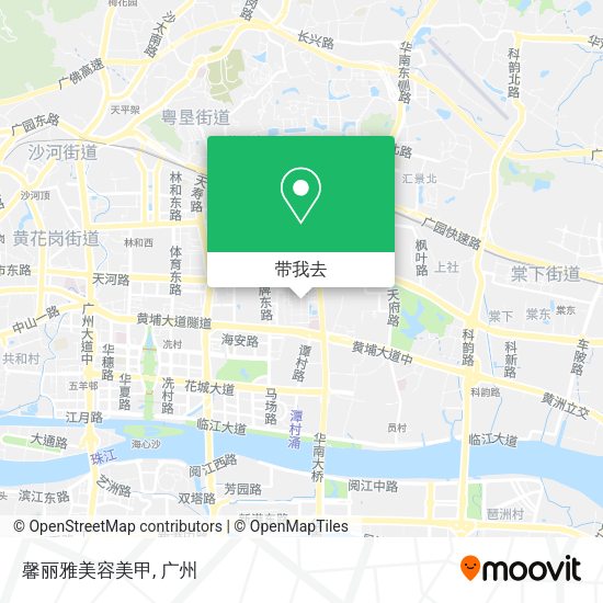 馨丽雅美容美甲地图