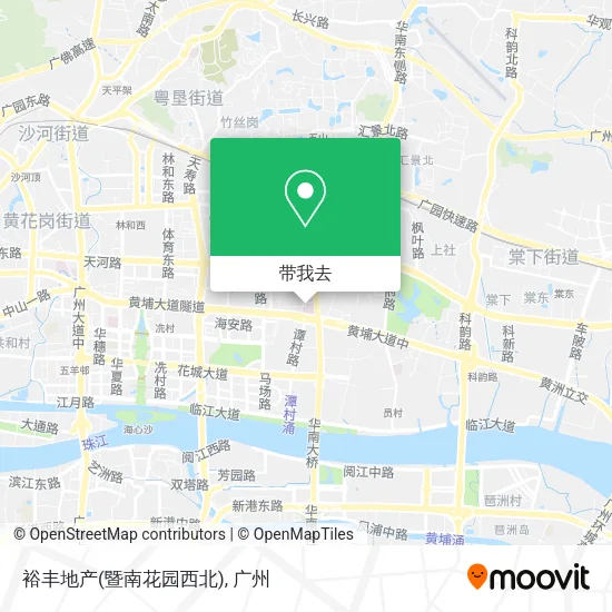 裕丰地产(暨南花园西北)地图
