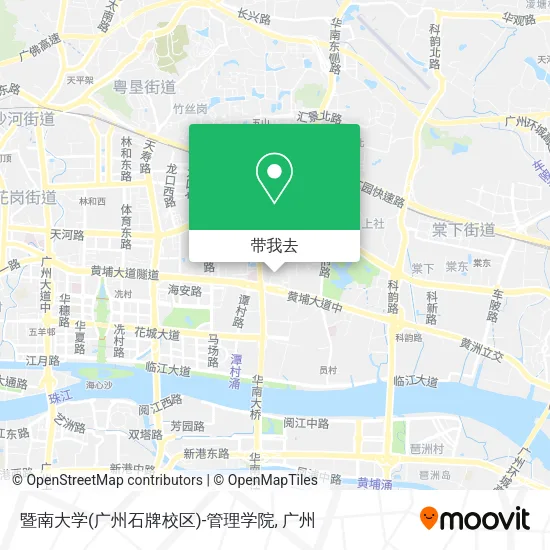 暨南大学(广州石牌校区)-管理学院地图