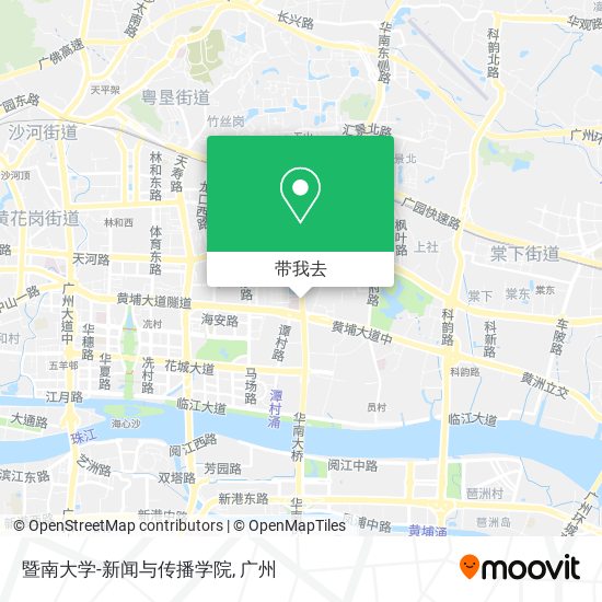 暨南大学-新闻与传播学院地图