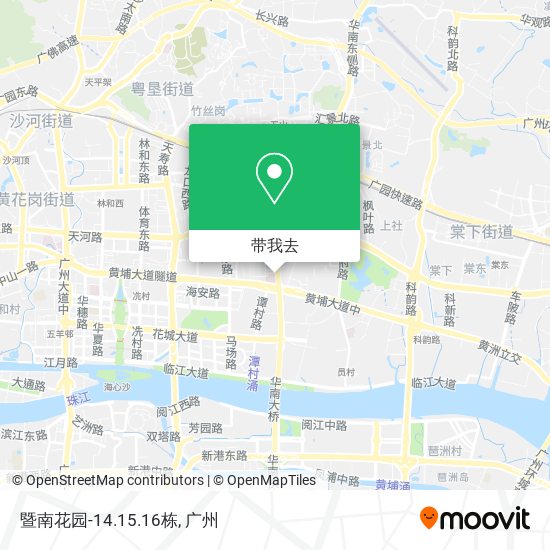暨南花园-14.15.16栋地图