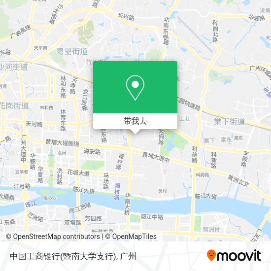 中国工商银行(暨南大学支行)地图
